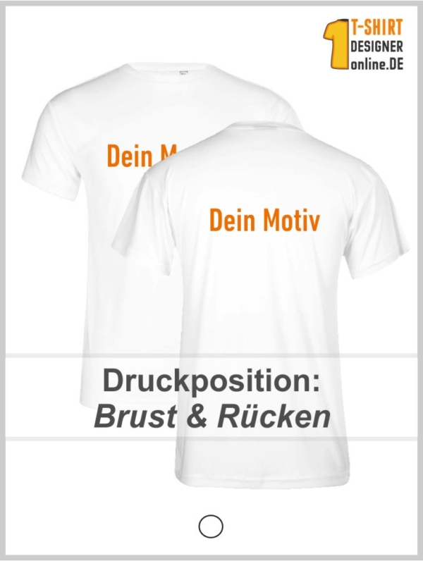 Laufshirt mit Druck - Brust & Rücken