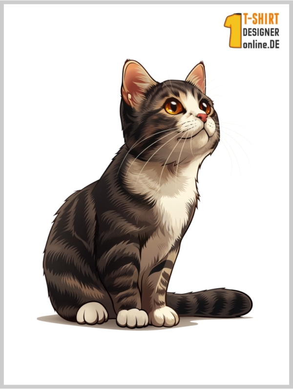 Katze Design für dein T-Shirt