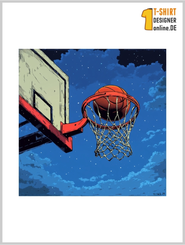 Basketball Design für dein T-Shirt