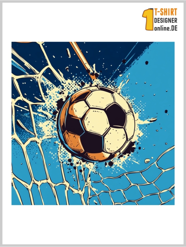 Fußball Design für dein T-Shirt