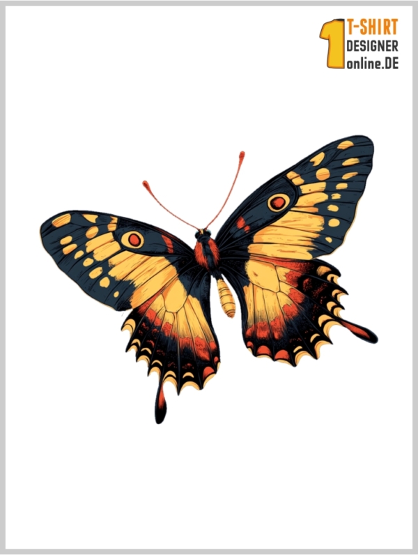 Schmetterling 1 Design für dein T-Shirt