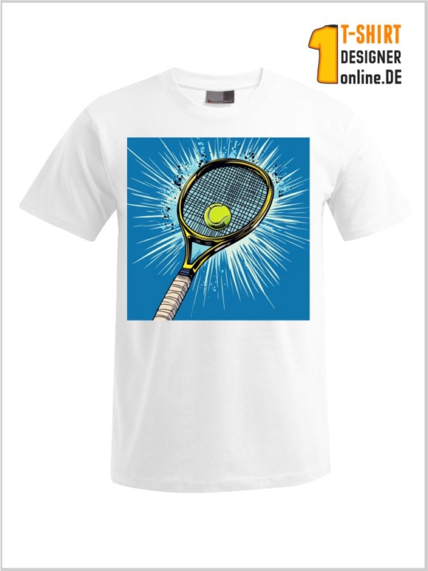 Tennis Design für dein T-Shirt